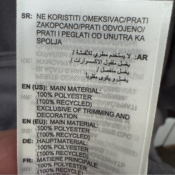 Full Zip Performance Jacket Adidas Men’s 2XL Gray - Picture 9 of 10